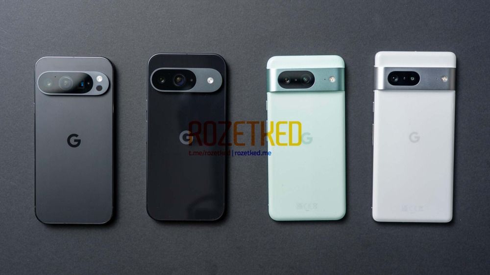 Alleged leaked images of Google Pixel 9 series phones