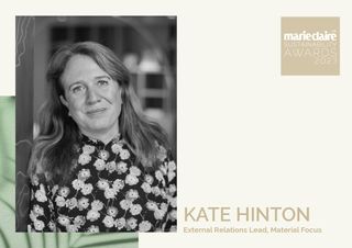 Marie Claire UK Sustainability Awards 2023 Kate Hinton