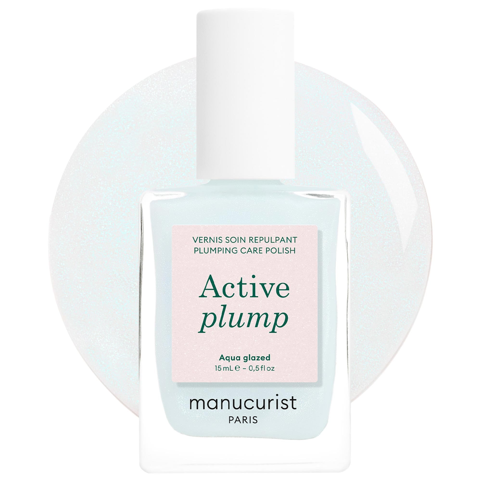 Active Plump Aqua Glazed, Plumping &amp;amp; Collagen Infused Treatment Nail Polish - Aqua Glazed