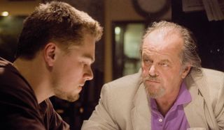 The Departed Jack Nicholson talks to Leonardo DiCaprio