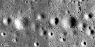 Side-By-Side of Surveyor Crater