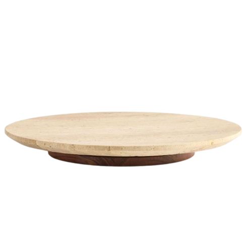 Travertine Lazy Susan