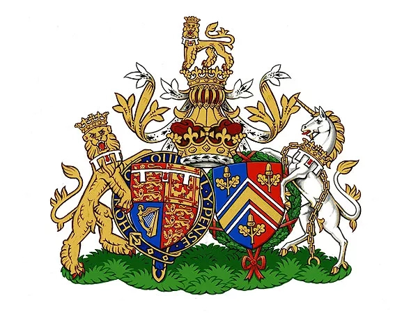 Prince William and Kate Middleton&#039;s original Conjugal Coat of Arms from 2013.