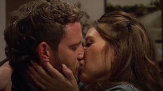 Gabby and Erich share a kiss on her season of The Bachelorette