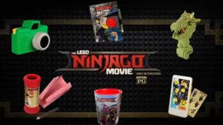 The Lego Ninjago Movie Happy Meal toy collection.