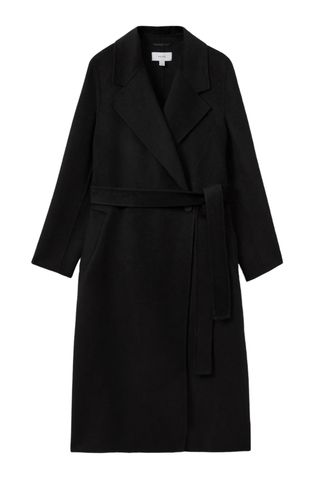 Emilie Belted Wool Blend Coat