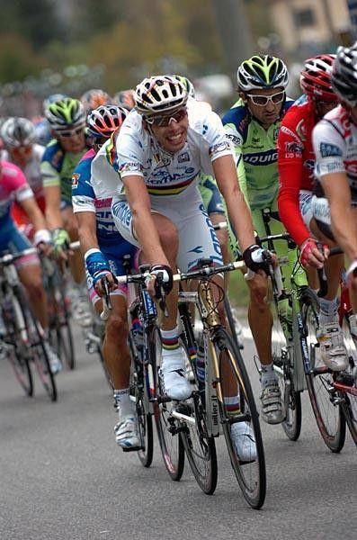 Ballan was tired towards the end of the race.