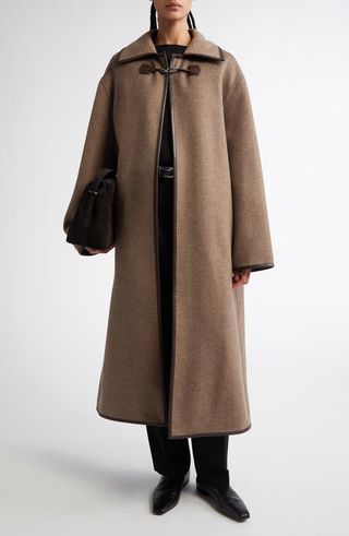 Double Clasp Wool Coat