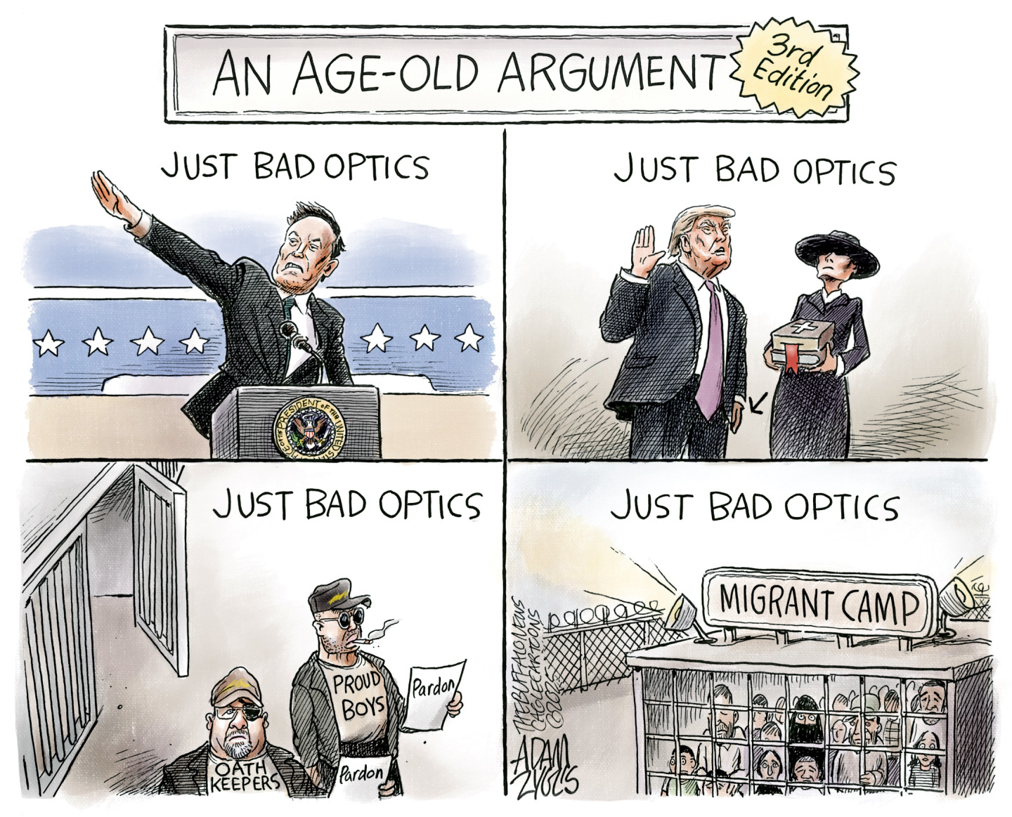 Political cartoon