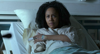 misty knight missing arm in hospital the defenders