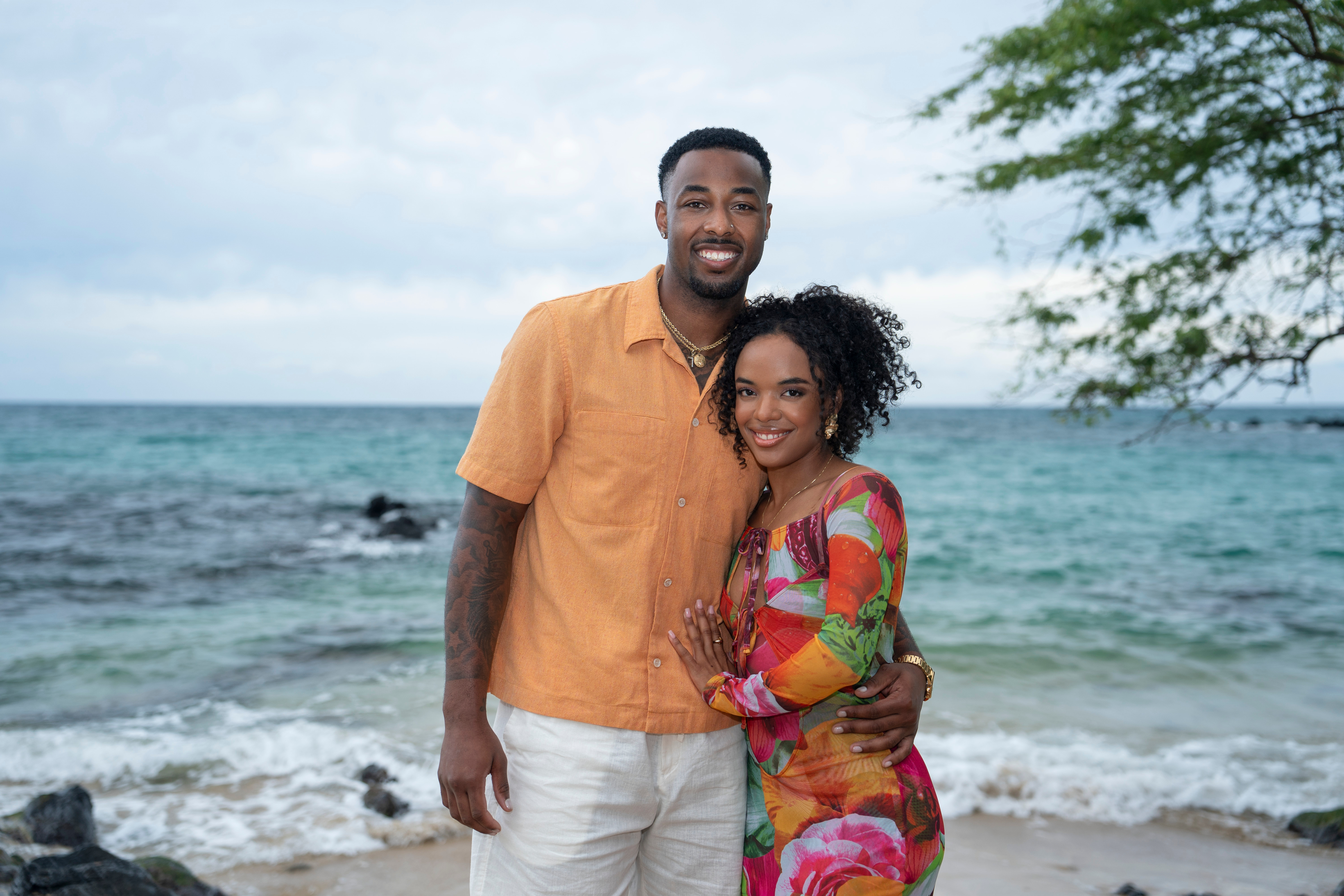 Brion Whitely, Shante Glover in season 1 of Temptation Island.