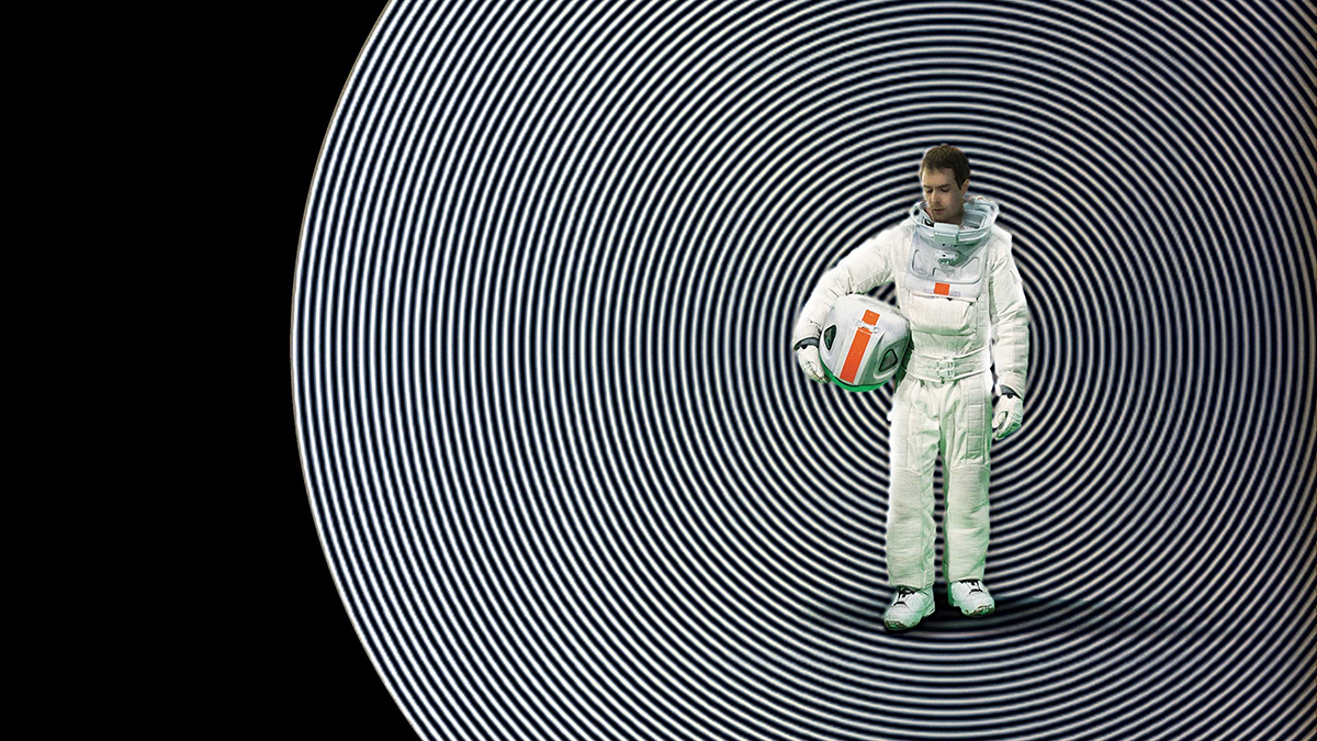 The poster for the sci-fi film Moon
