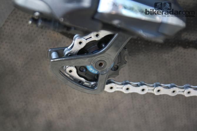 Hesjedal&rsquo;s jockey wheels have ceramic bearings &ndash; every little helps