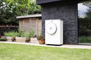 air source heat pump by Bosch