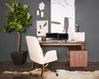 Union &amp; Scale MidMod 60" Storage Desk, Espresso l Was $249.99, Now $199.99, at Staples