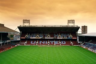A general view of Upton Park or the Boleyn Ground, home of West Ham United, pictured in July, 1997 in London, England. (Photo by Stu Forster/Allsport/Getty Images)