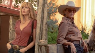 From left to right: Kelly Reilly as Beth and Annette Bening as Beulah in Dutton Ranch. 