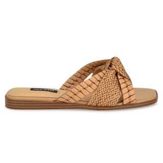 Olson Knotted Flat Slide Sandals