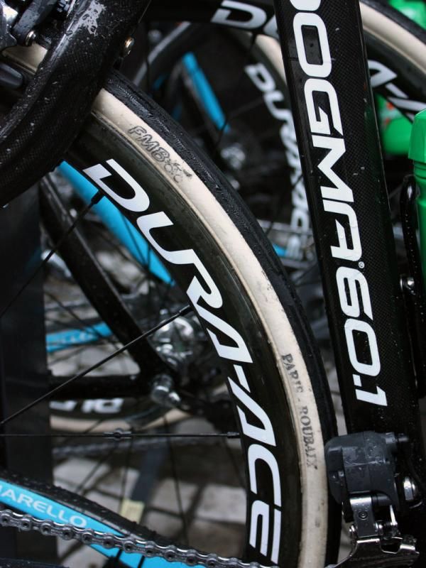Team Sky tapped French outfit FMB for its legendary tubular tires.