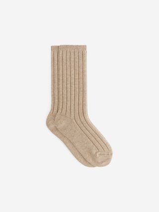 Cashmere-Wool Blend Socks