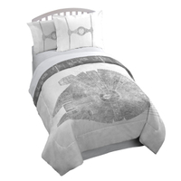 Star Wars Classic Falcon Twin/Full 3 Piece Comforter Set with 2 Shams was $49.99 now $39.98