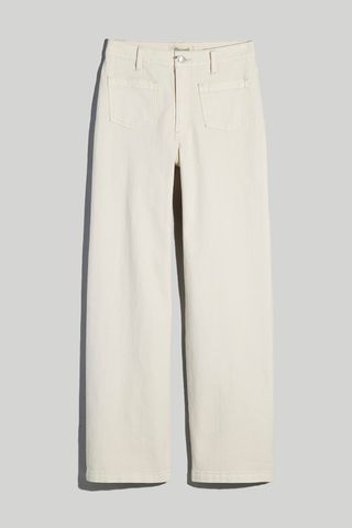 Madewell The Perfect Vintage Wide-Leg Jeans in Vintage Canvas: Patch-Pocket Edition