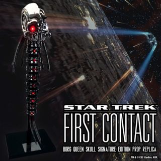 Star Trek: First Contact's Borg Queen will get a replica skull that you can call your very own.