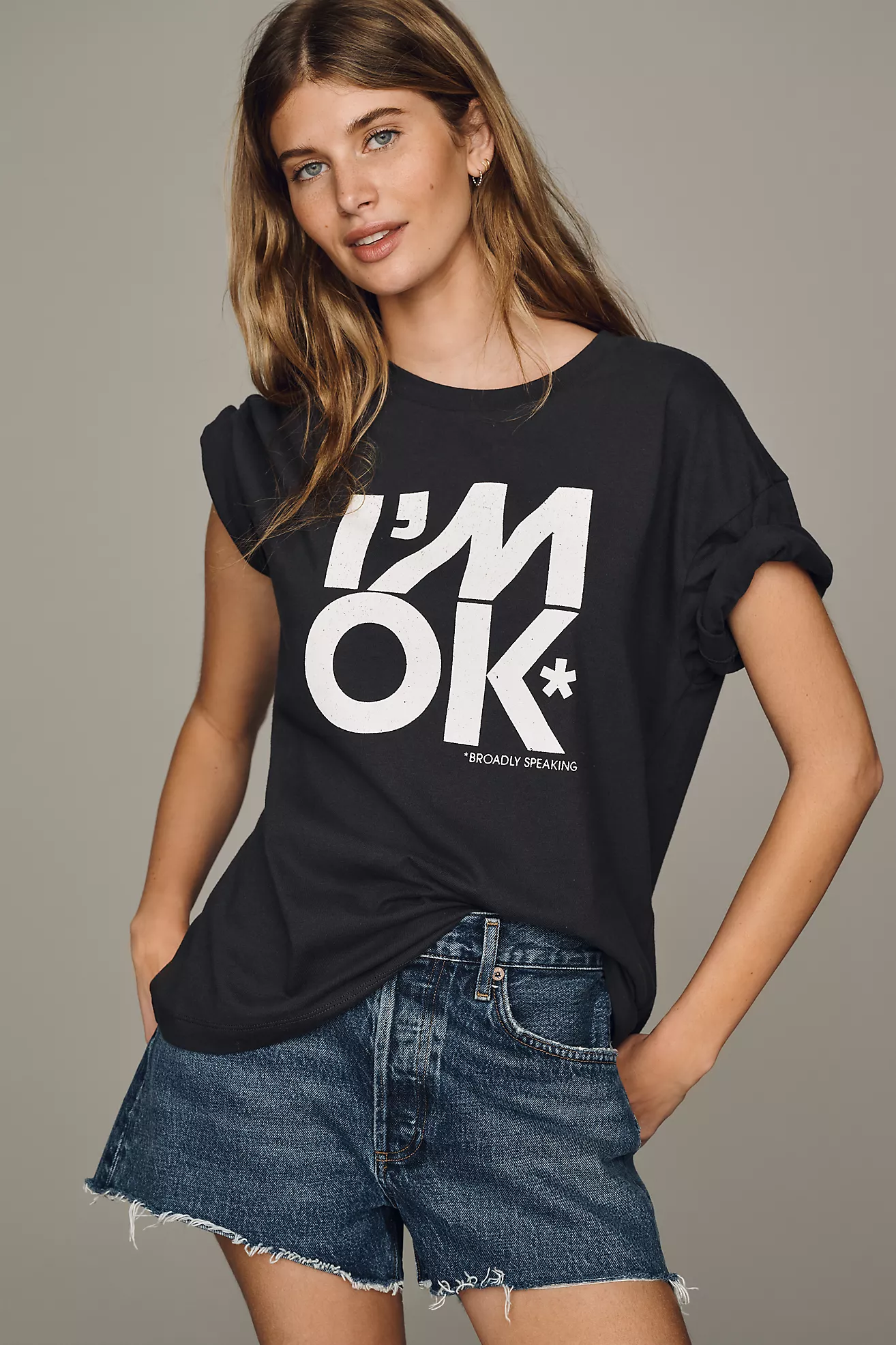 By Anthropologie X Real Fun, Wow! Cotton Graphic Tee