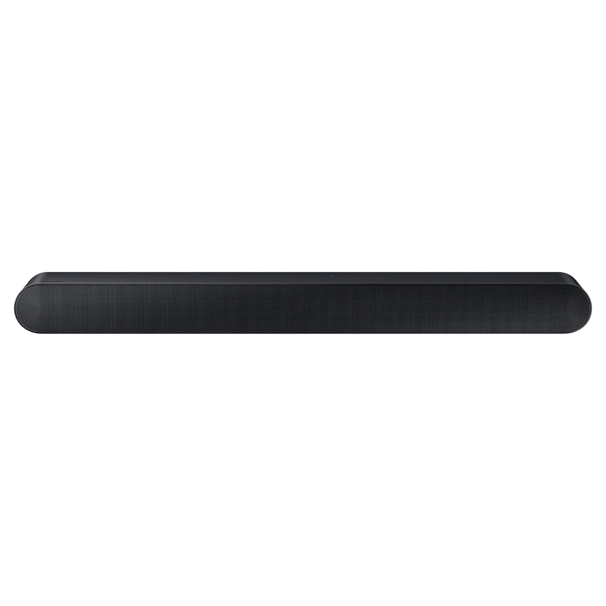 SAMSUNG HW-S60B soundbar against white background.
