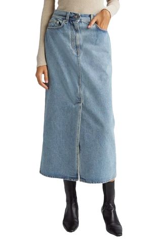 Rona Denim Maxi Skirt