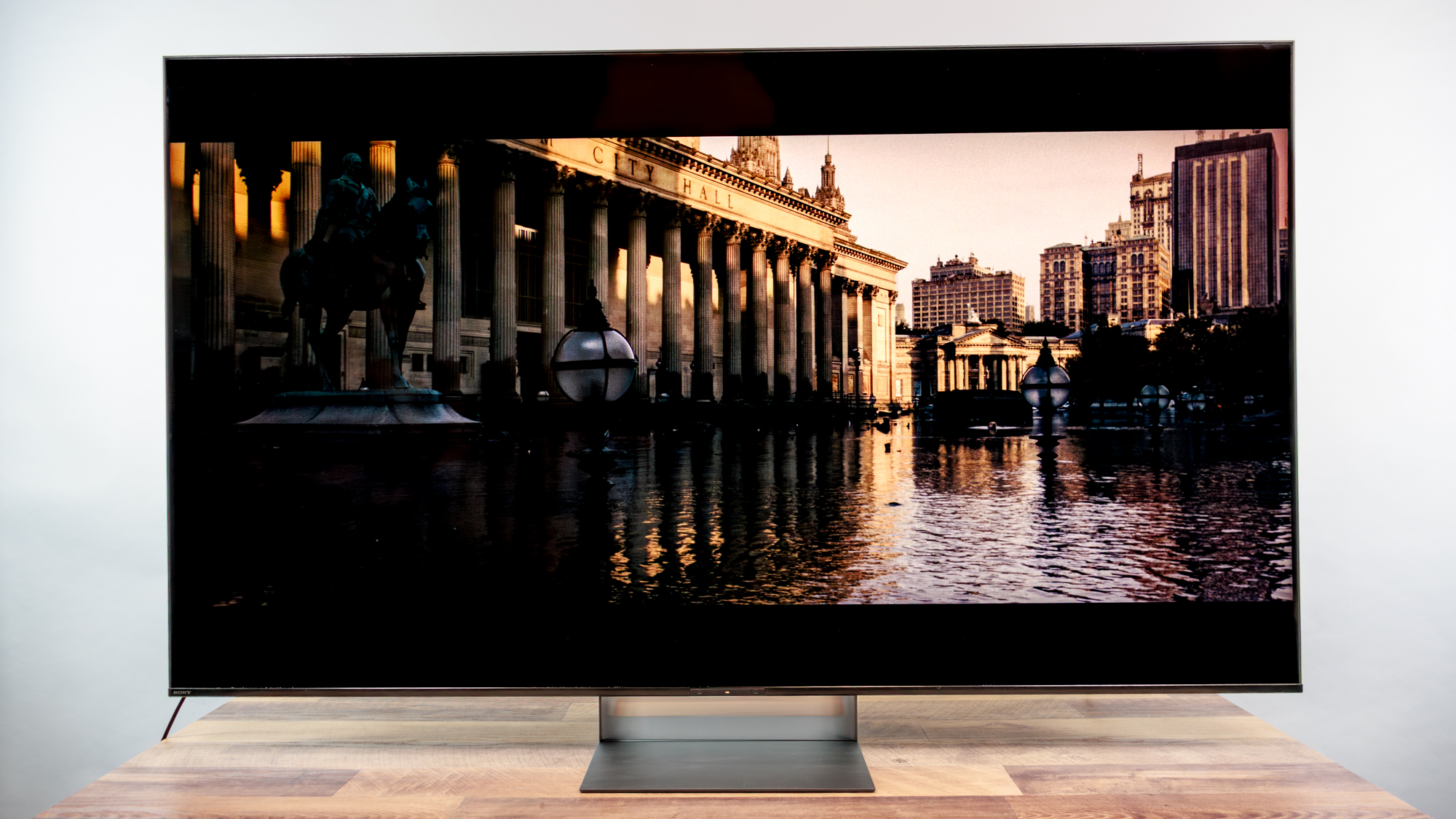 Sony Bravia 7 II True RGB TV on a desk