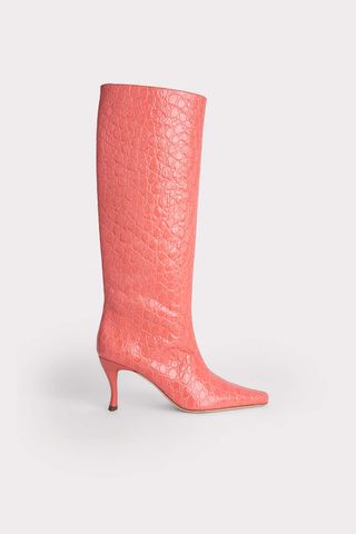 tall pink boots