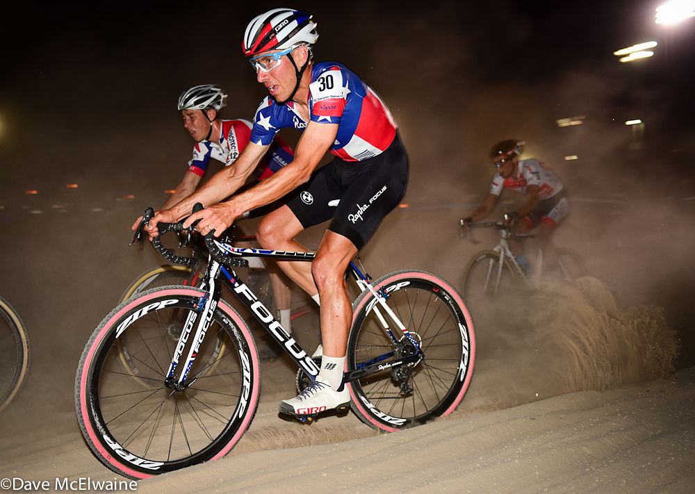 Jeremy Powers (Rapha Focus) found himself chasing the leaders the entire race
