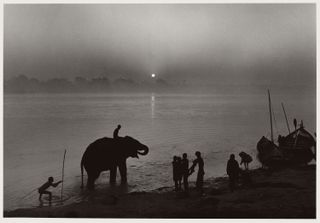 Elephant Festival, River Gandak, India. Photo by Don McCullin.