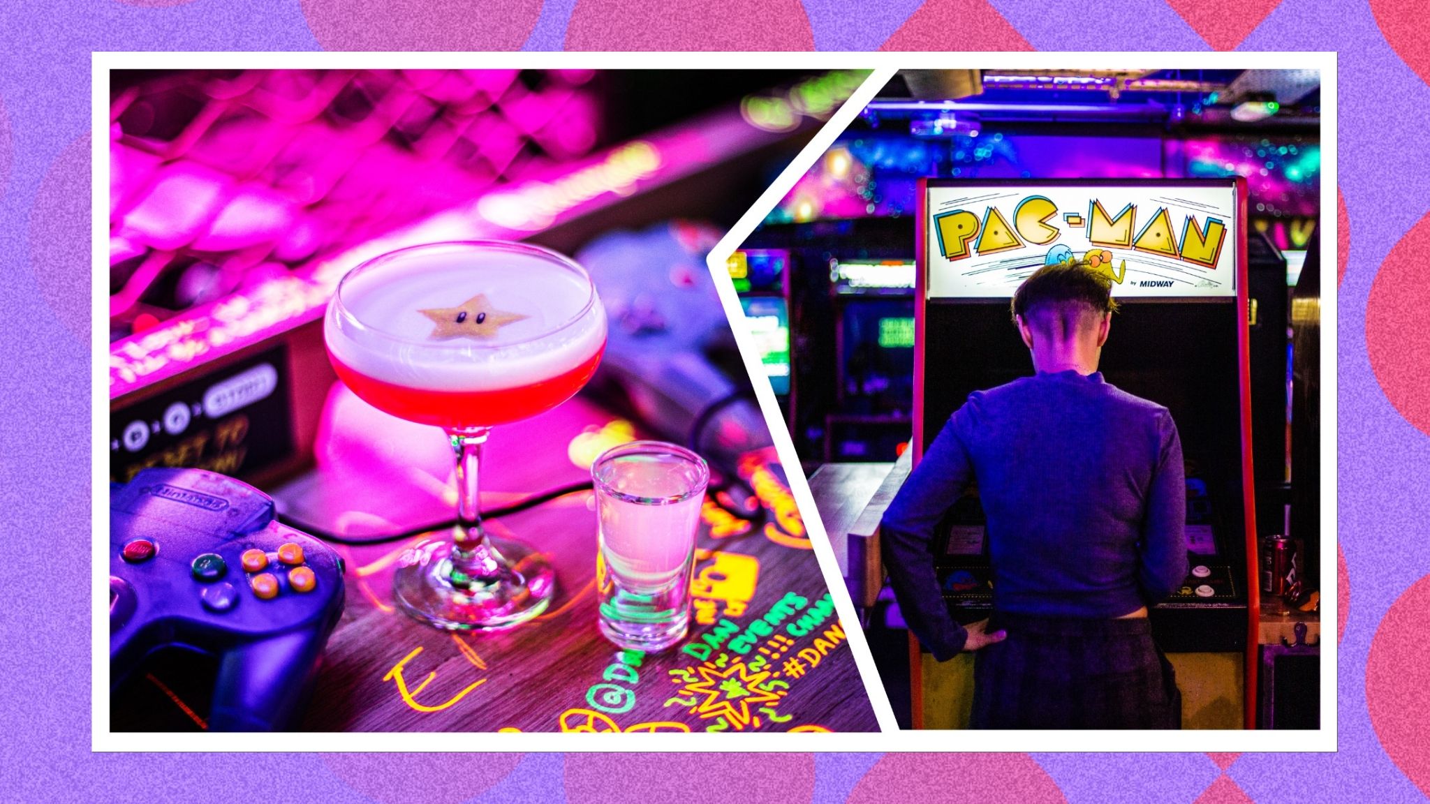 NQ64 opens its biggest-ever retro gaming arcade cocktail bar in the heart of Soho