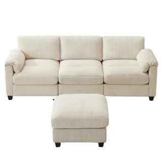 Justlet Modular Sectional Corduroy Sofa