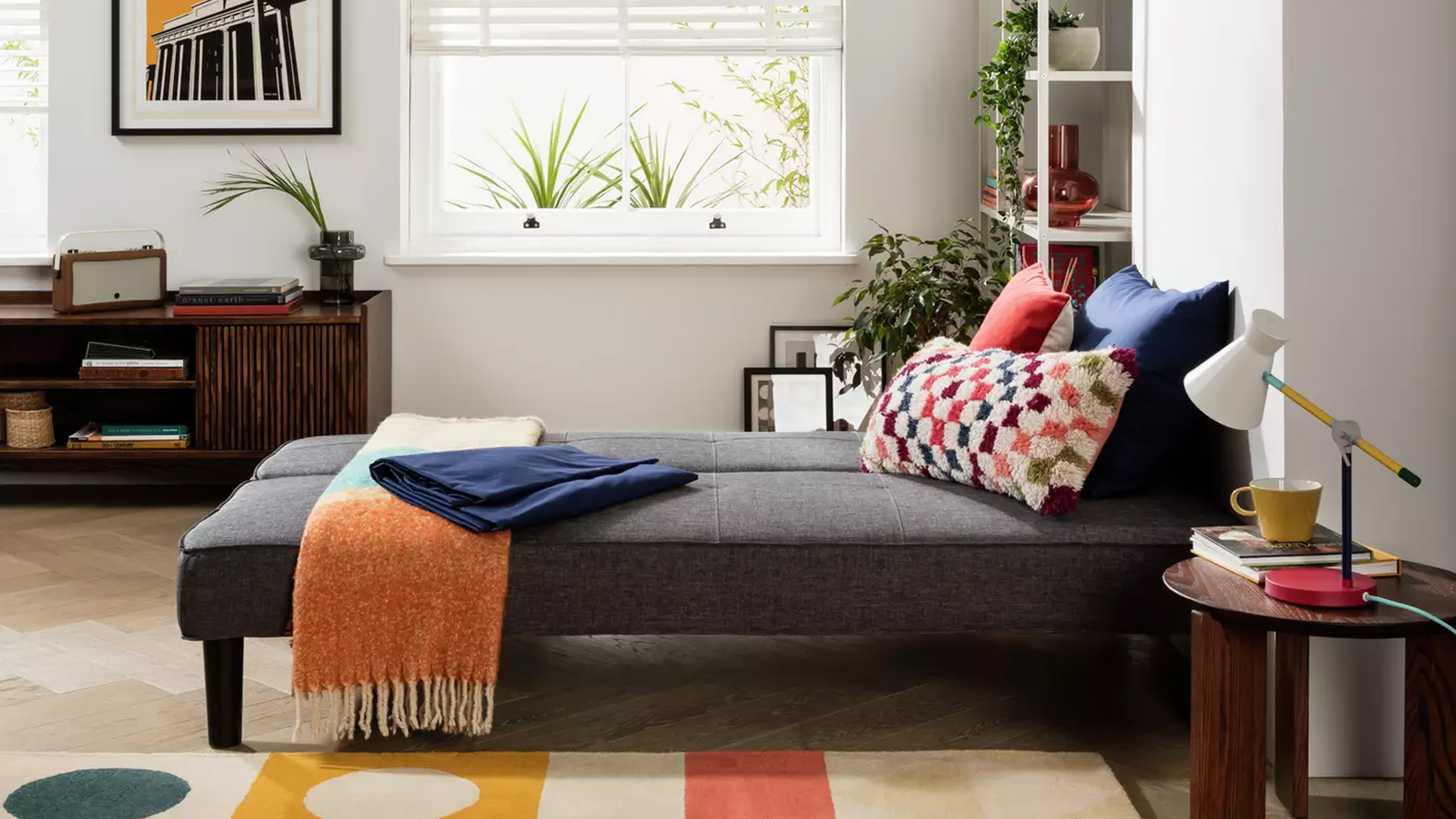 Argos Home Patsy Fabric 2 Seater ClicClac SofaBed