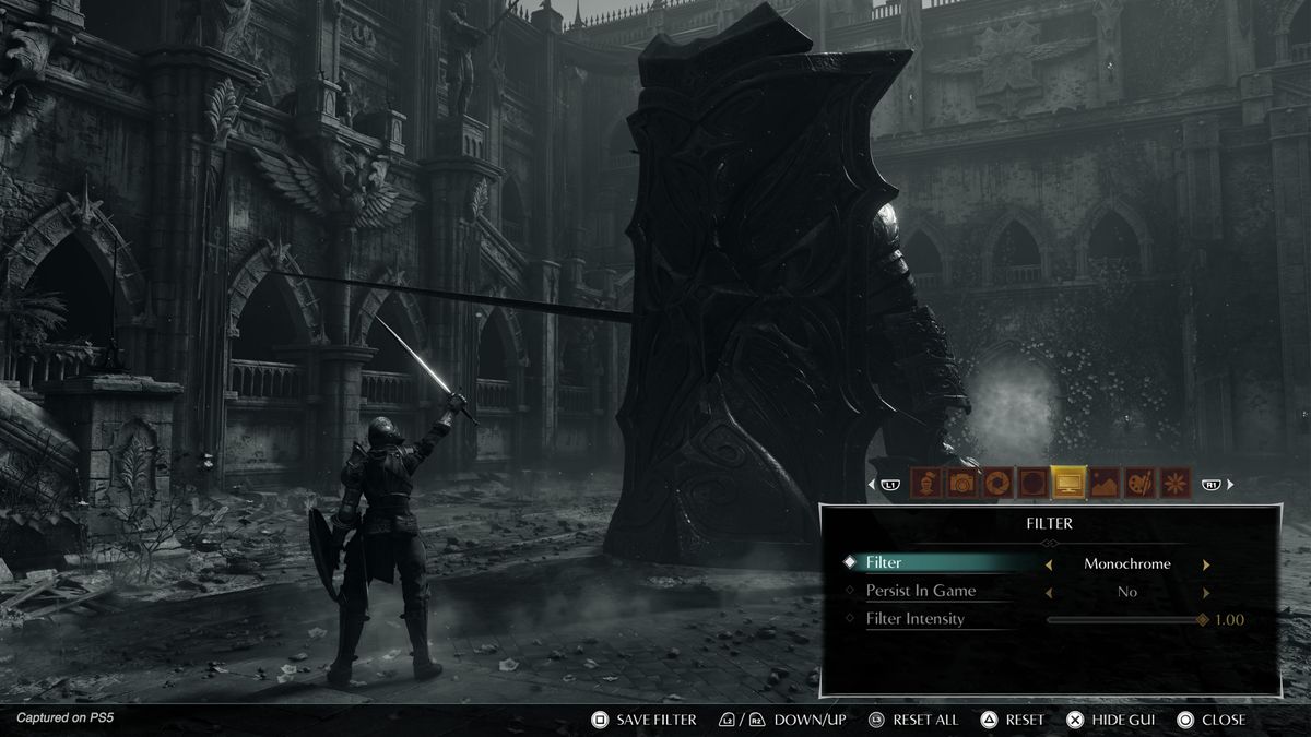 Demon's Souls character creator and photo mode