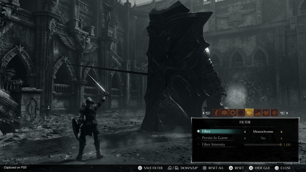 Demon's Souls character creator and photo mode