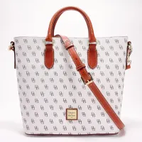 20. Dooney &amp; Bourke Gretta Coated Cotton Editor's Tote