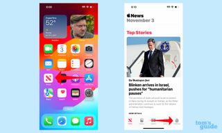 how to find crosword puzzles in iOS 17 news launch news and go to following