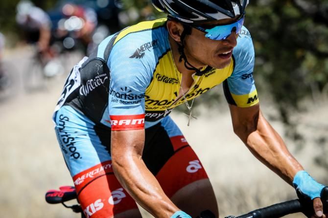 Flavio De Luna (Smartstop) launches an attack on the break