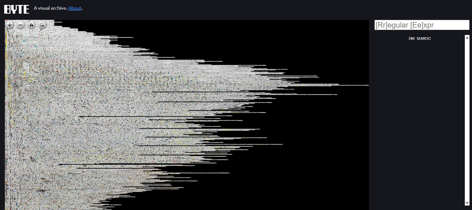 Byte: A Visual Archive homepage