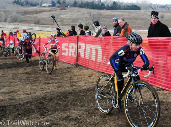 Laura Van Gilder (C3 Athletes Serving Athletes) on the run-up.