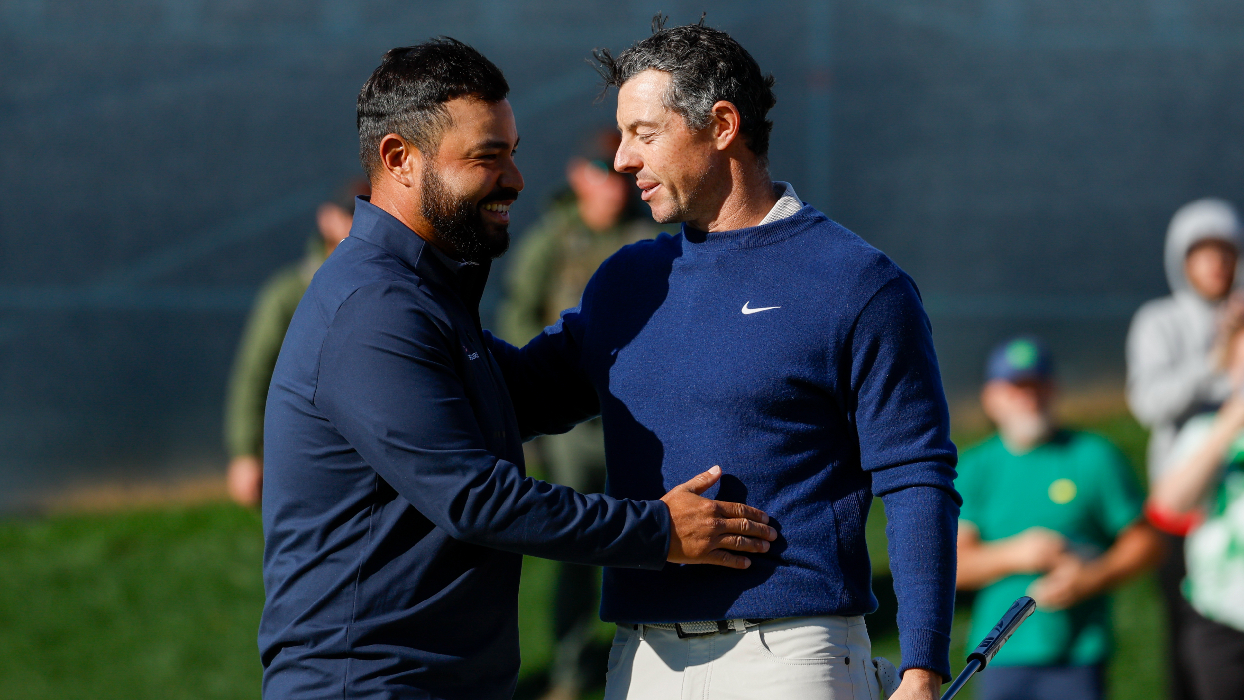 JJ Spaun and Rory McIlroy at The Players Championship