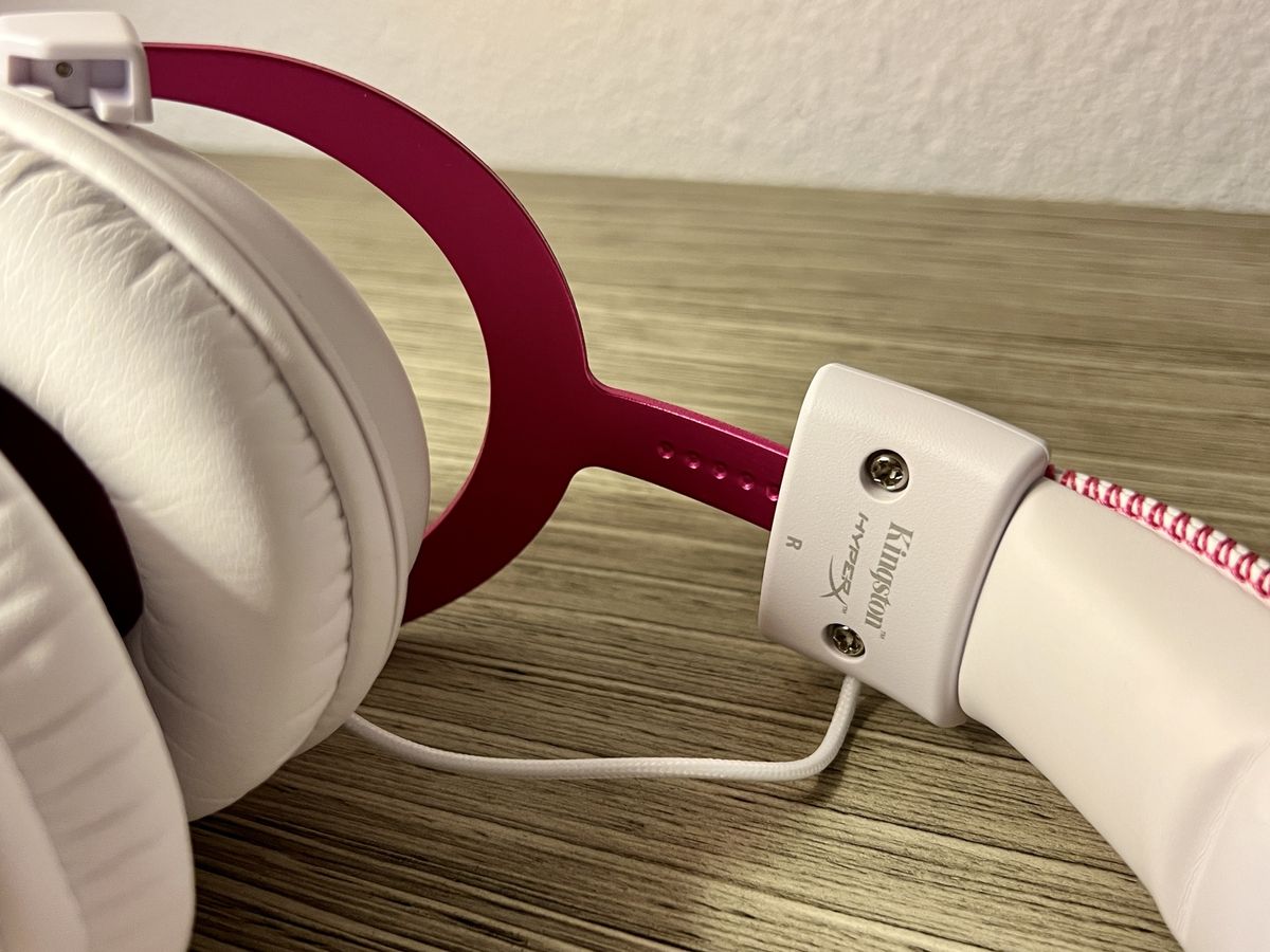 Hyperx Cloud Ii Wired Headset Pink White Aluminum Frame