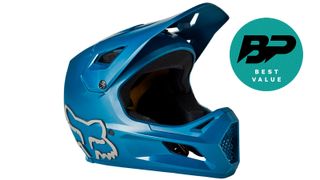 A full-face MTB helmet