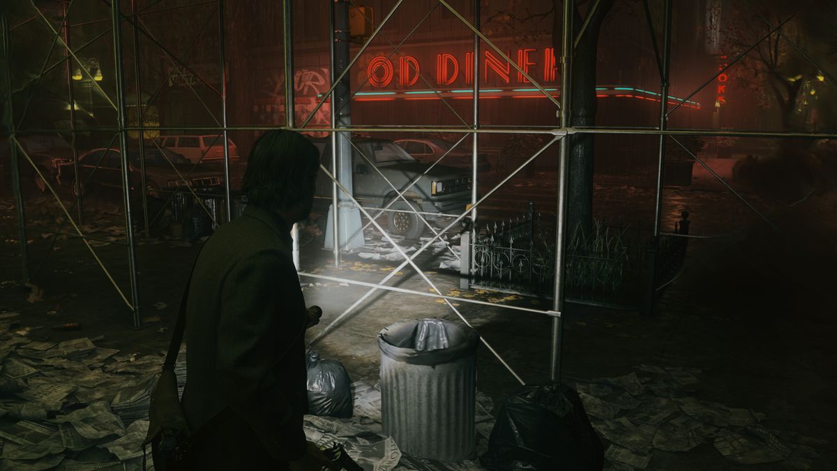 Alan Wake 2 image fidelity comparison screenshots