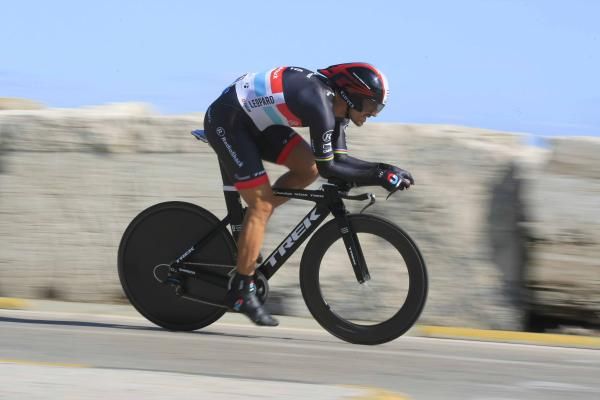 Fabian Cancellara (RadioShack-Nissan) in full flight near San Benedetto del Tronto.
