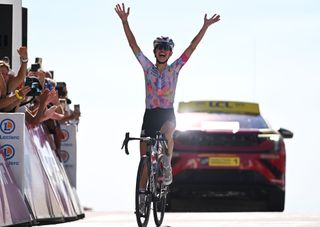 Tour de France Femmes: Kasia Niewiadoma-Phinney launches vicious long-range solo attack to claim stage and yellow jersey atop Mont Ventoux